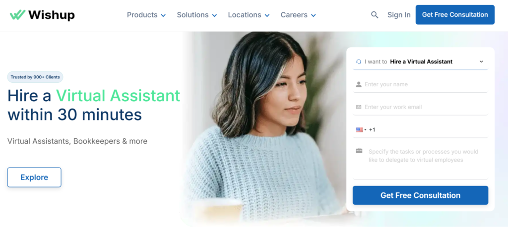 Wishup offers assistant services that cater to businesses seeking to delegate tasks to skilled remote workers efficiently. The platform prioritizes productivity by matching clients, with trained assistants proficient in handling diverse business functions seamlessly. 