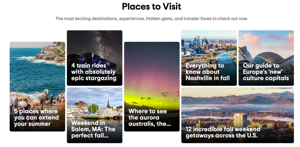 TripAdvisor aims to give travelers advice and resources to enhance their travel experiences at every step of their journey. Whether you are traveling alone or, with family or a partner seeking a getaway destination. 