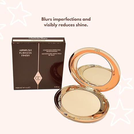 This ultra-fine setting powder blurs imperfections and sets makeup without looking cakey. It’s the secret to a pore less, airbrushed finish.