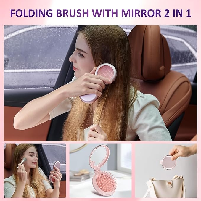 Amazon Top Finds…The Ultimate Travel Hair Tool - Mini Portable Cordless Negative Ionic Hair Straightener Brush